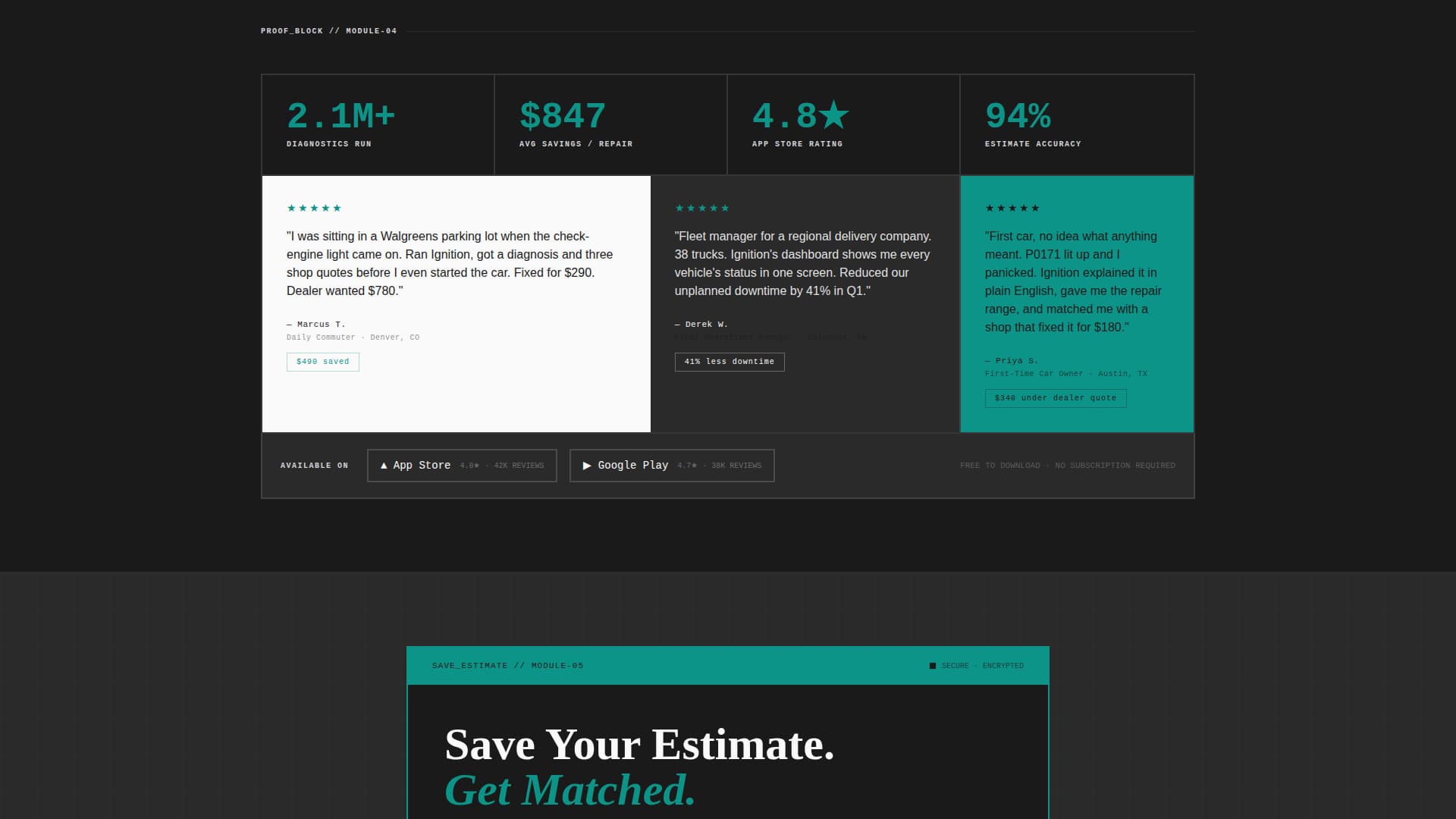 Ignition - Powerful Automotive Landing Page Template