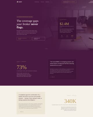 Insurance Consulting Reviews Website Template