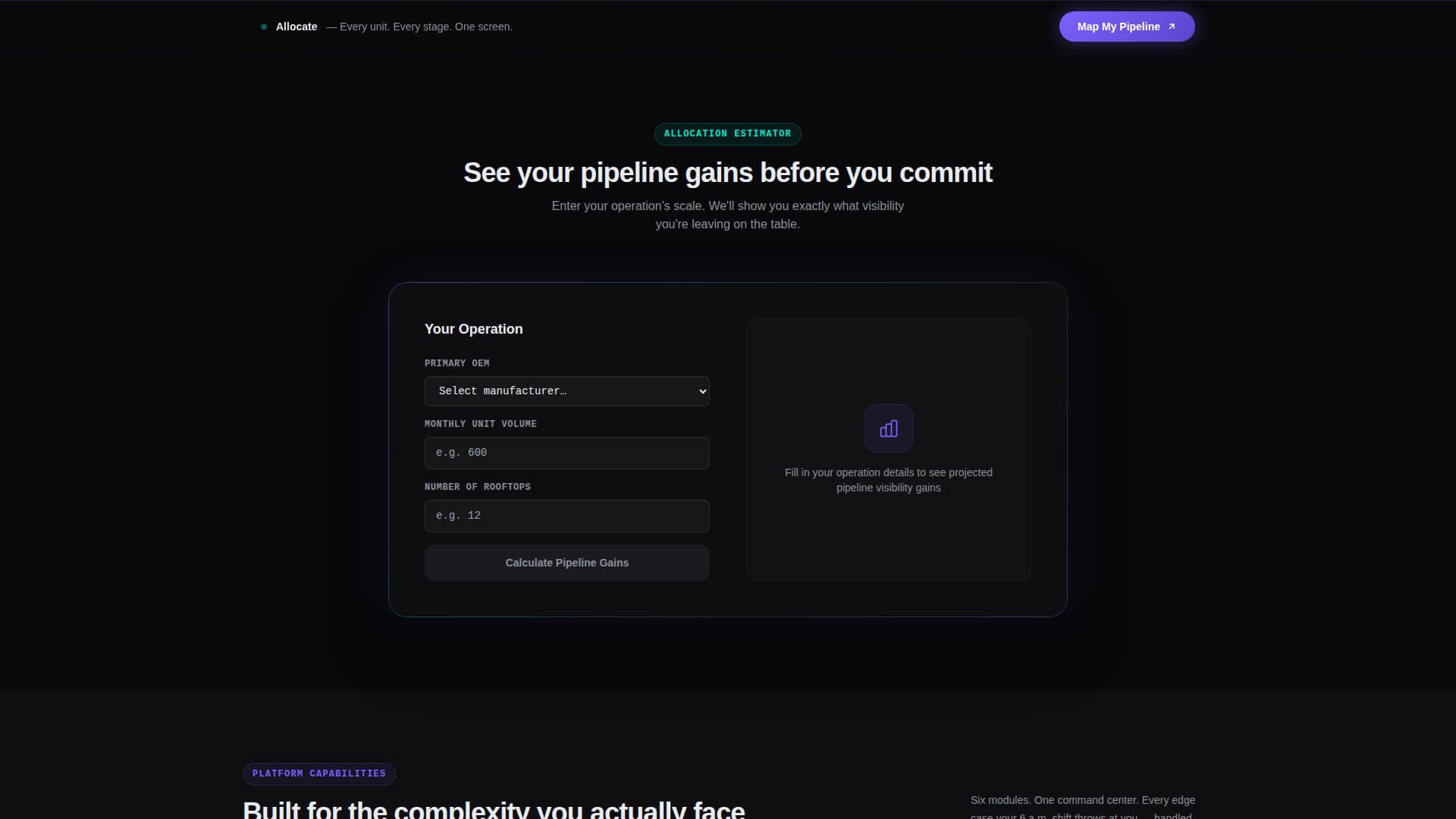 Allocate - Powerful Automotive Order Management Landing Page Template