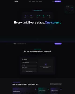 Allocate - Powerful Automotive Order Management Landing Page Template