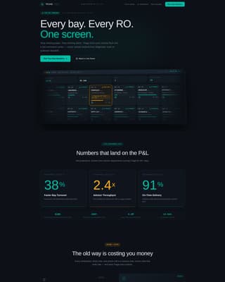 Triage - Powerful Automotive Landing Page Template