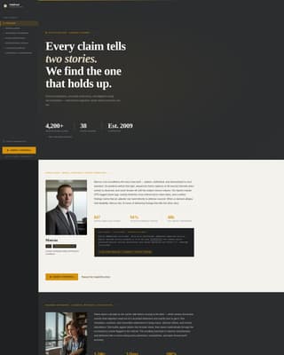 Investigate - Proven Insuranceinvestigation Landing Page Template