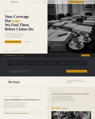 Underwrite - Authoritative Insuranceconsulting Landing Page Template