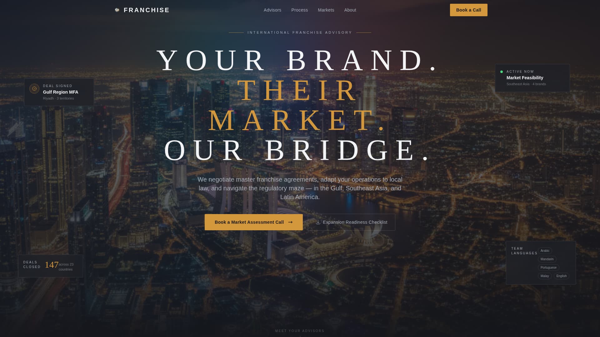 Bridgepoint - Elite Franchise Landing Page Template