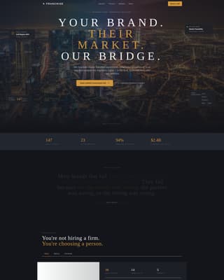Bridgepoint - Elite Franchise Landing Page Template