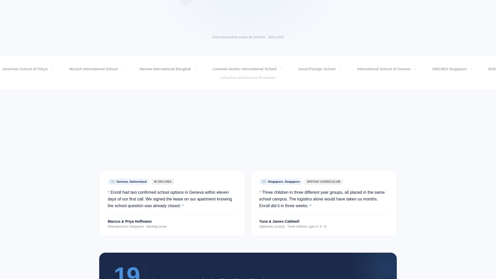 Enroll - Elite Schoolplacement Landing Page Template