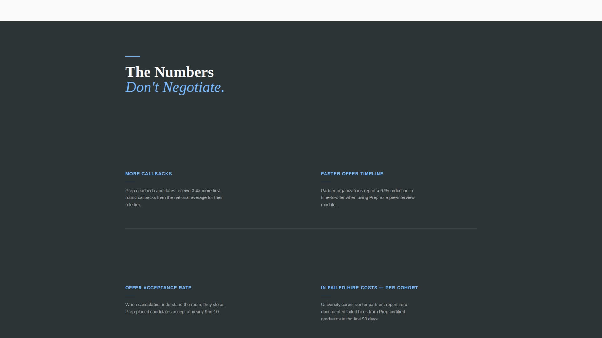 Prep - Editorial Interviewcoaching Landing Page Template