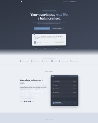 Stockline - Audited Supplychain Landing Page Template