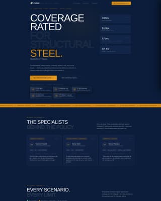 Forge - Ironclad Ironworker Landing Page Template