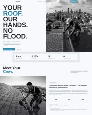 Clearflow - Trusted Guttercleaning Landing Page Template