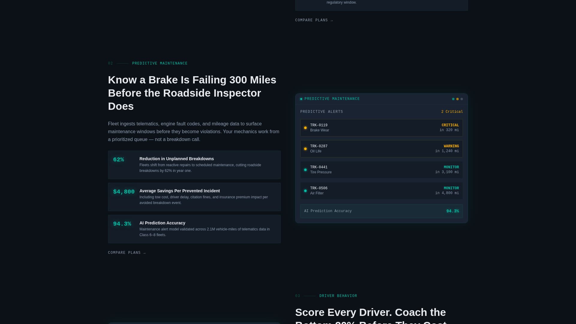 Fleet - Powerful Safety Management Landing Page Template