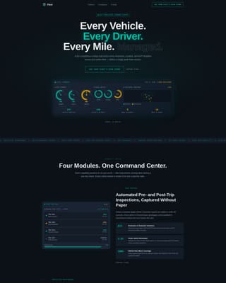 Fleet - Powerful Safety Management Landing Page Template