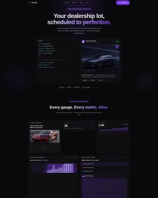 Shift — Modern Automotive Landing Page Template
