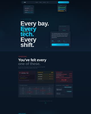 Shift - Dynamic Automotive Landing Page Template