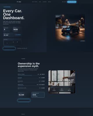 Automotive Software Professional Website Template