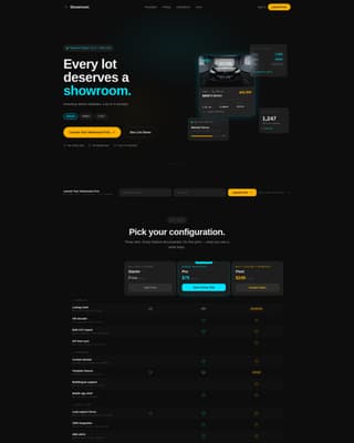 Vista — Premium Automotive Landing Page Template