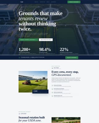 Landscaper Marketing Directory Website Template