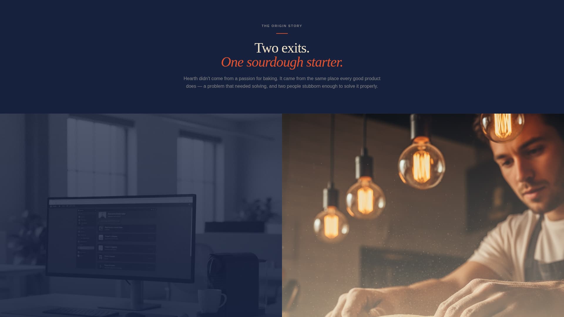 Hearth - Artisan Bakery Landing Page Template