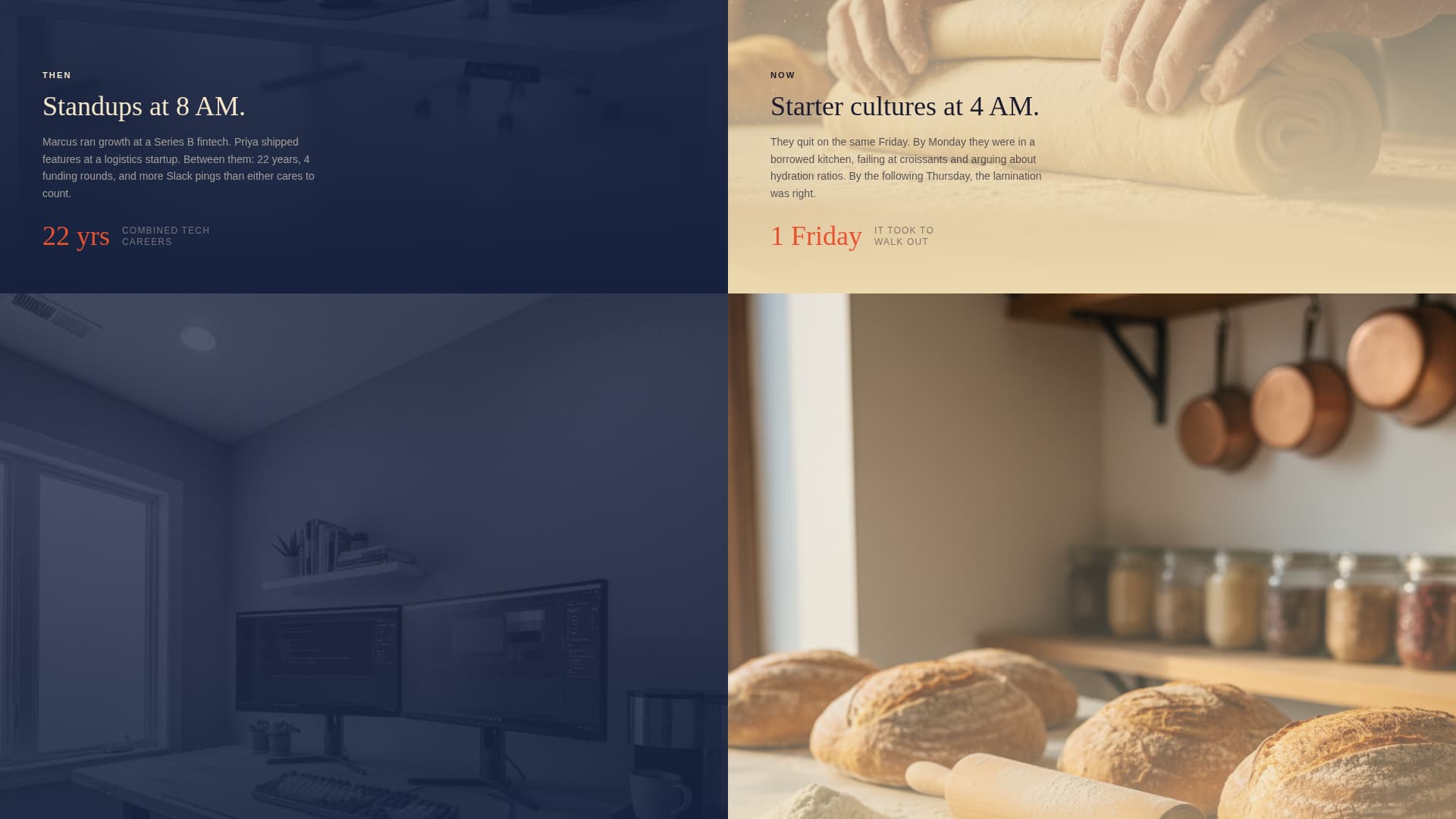 Hearth - Artisan Bakery Landing Page Template
