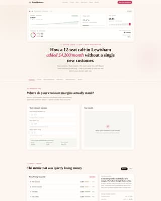 Proof - Transparent Bakery Landing Page Template