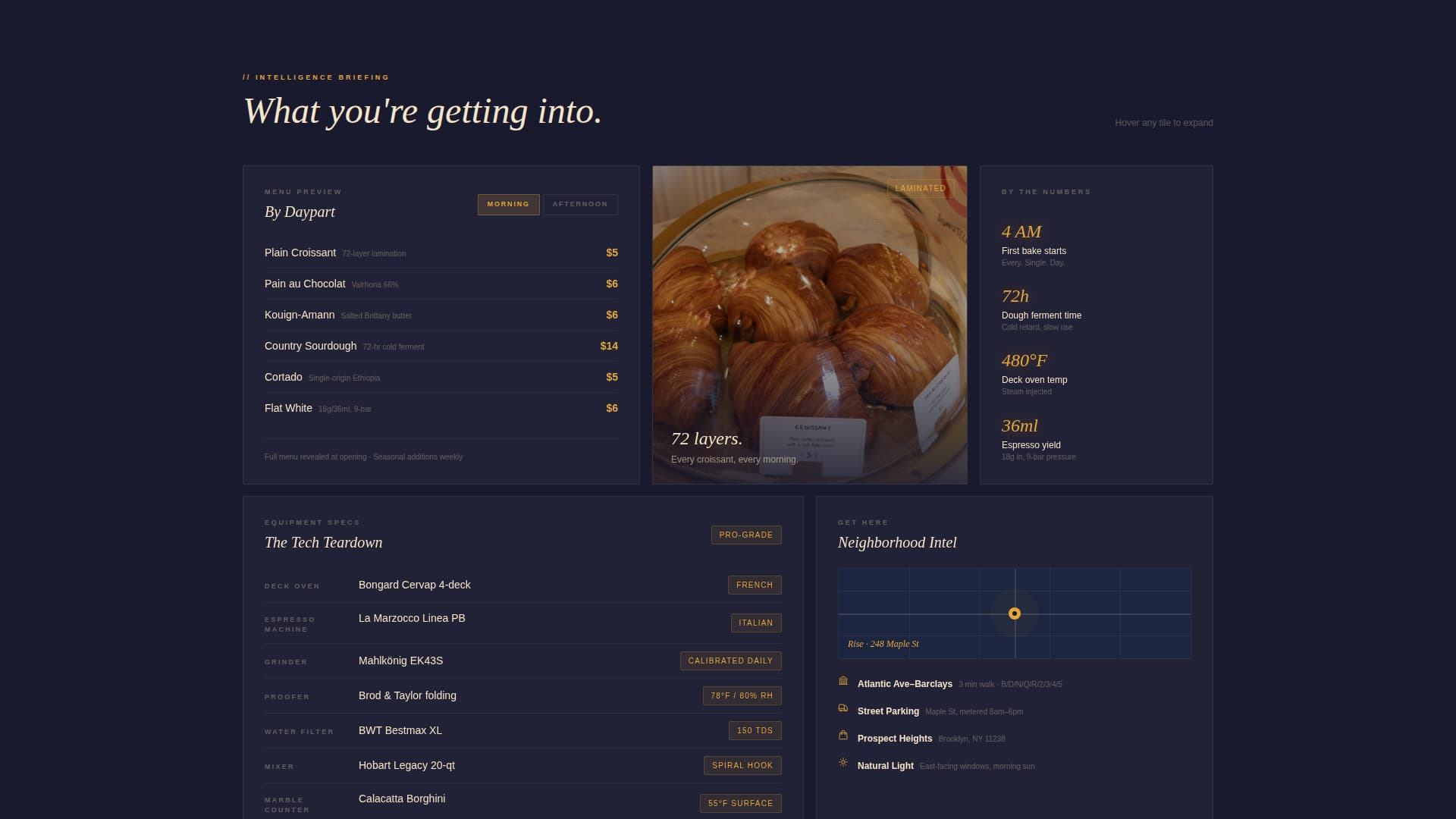 Rise - Dynamic Bakery Landing Page Template