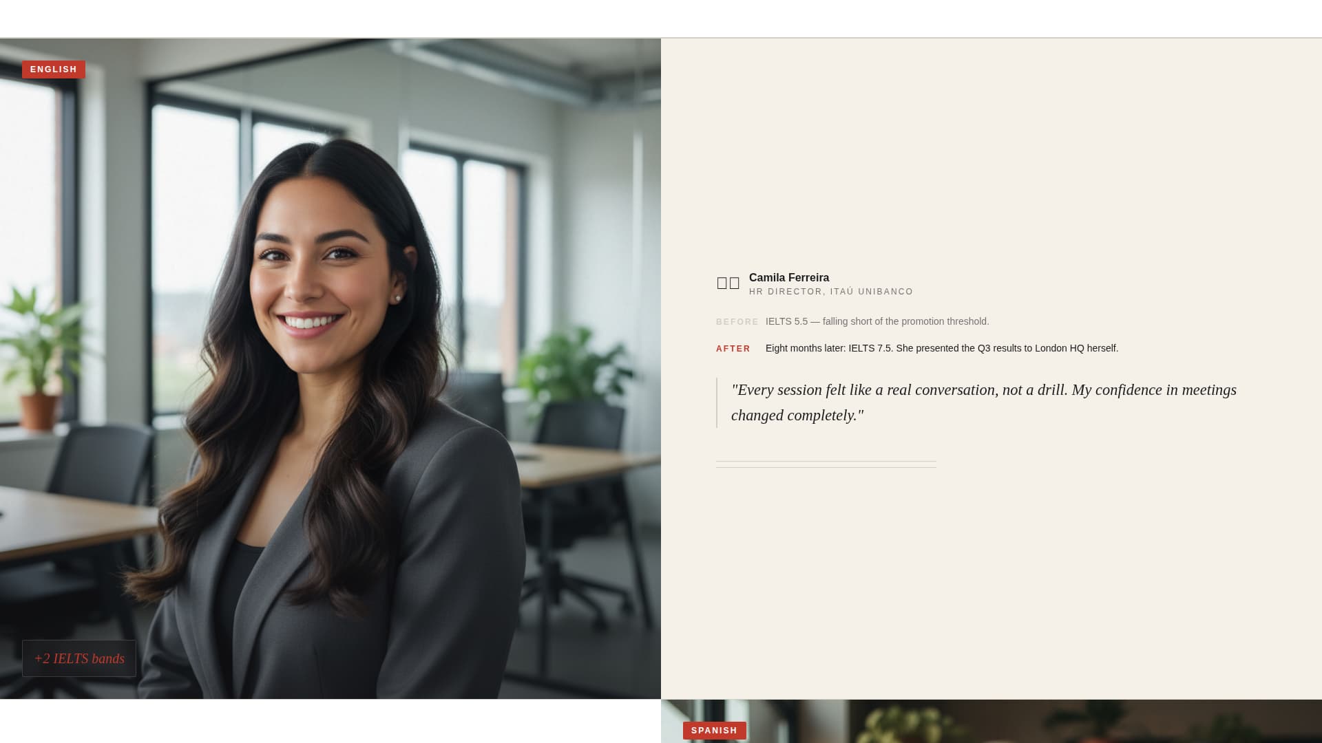 Language School Marketing Booking Website Template