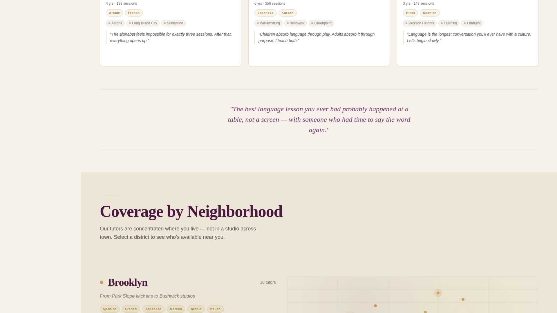 Language Teacher Professional Website Template