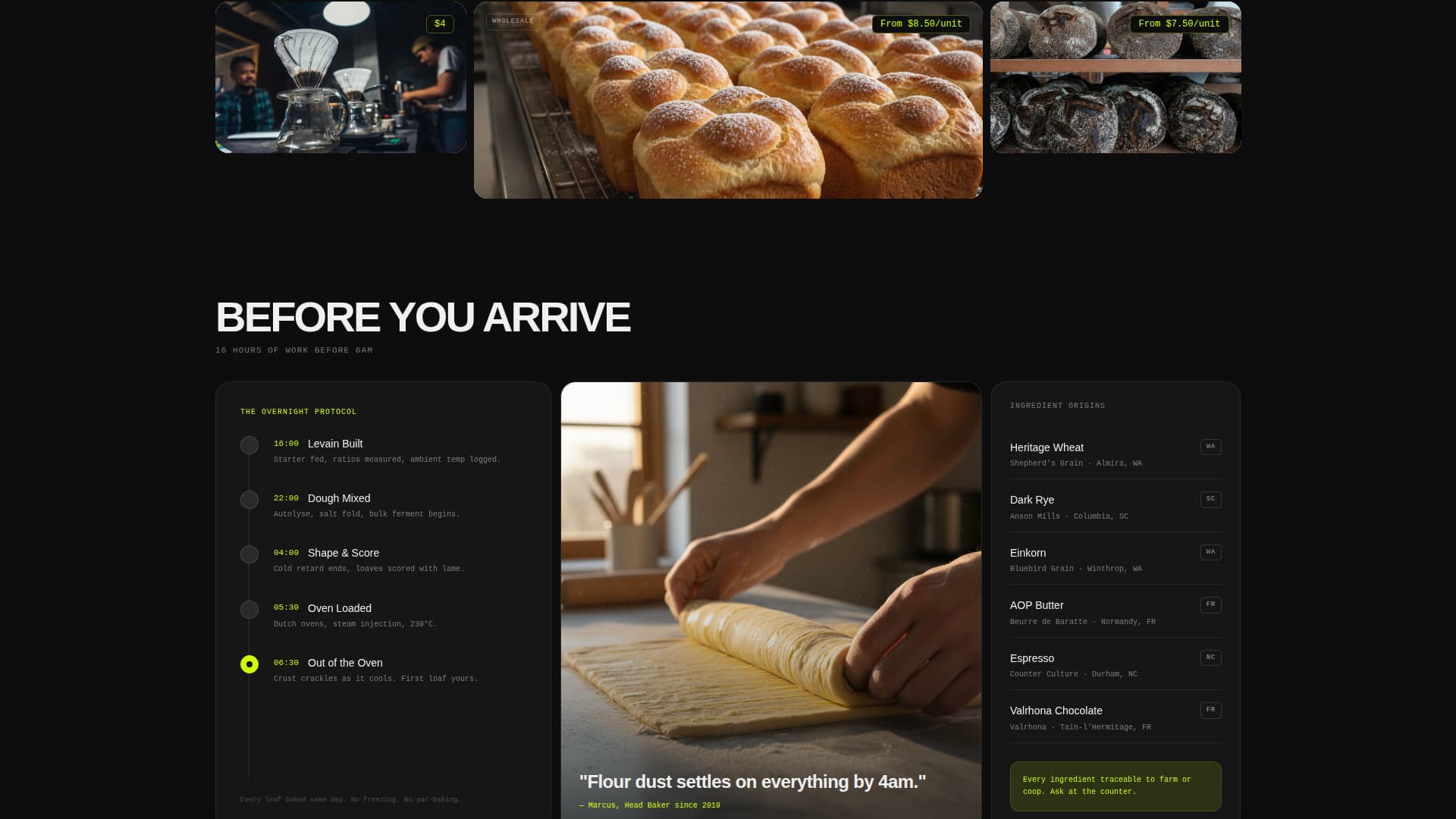 Crumb - Bold Bakery Landing Page Template