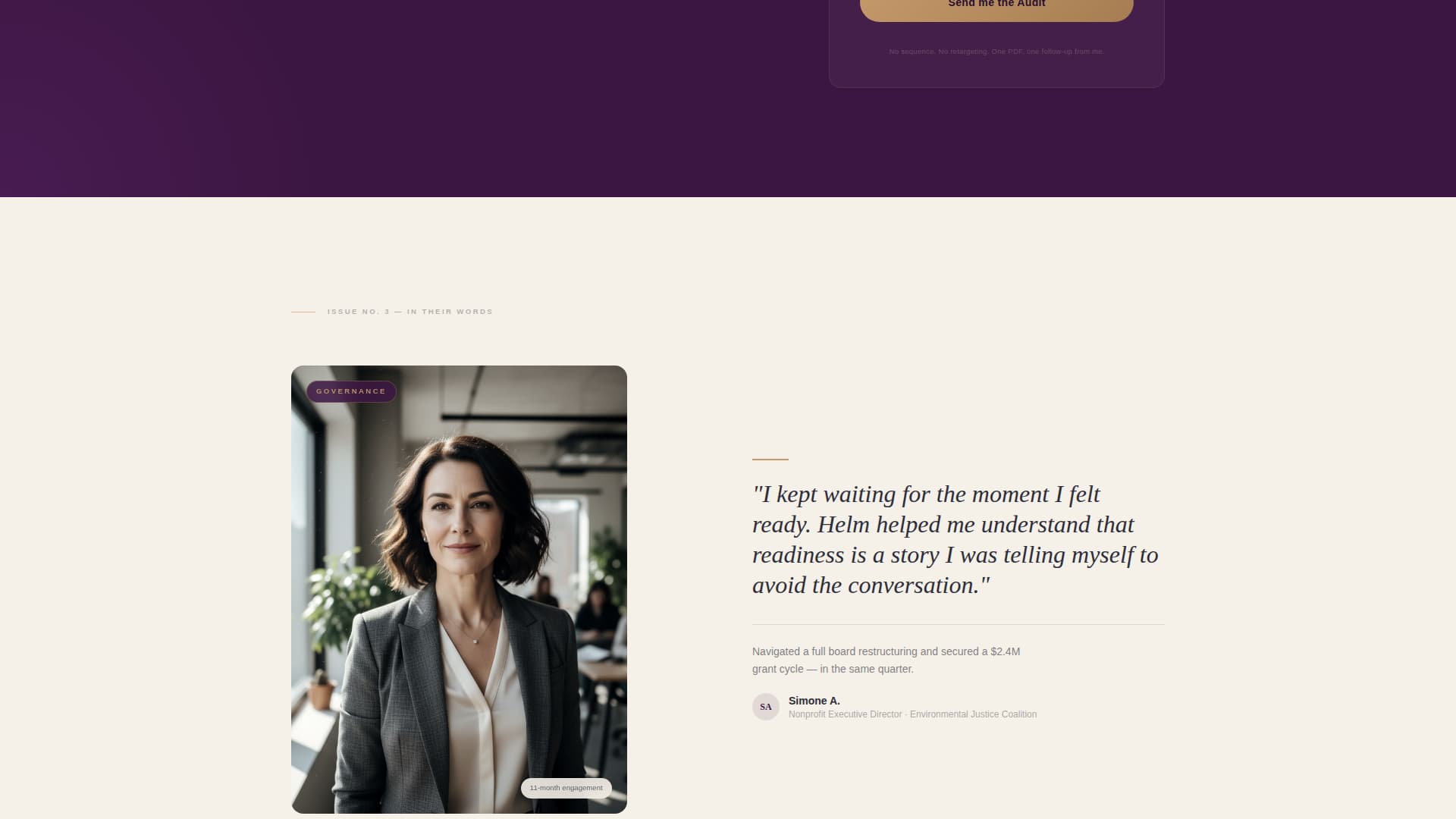 Helm - Authoritative Leadershipdevelopment Landing Page Template