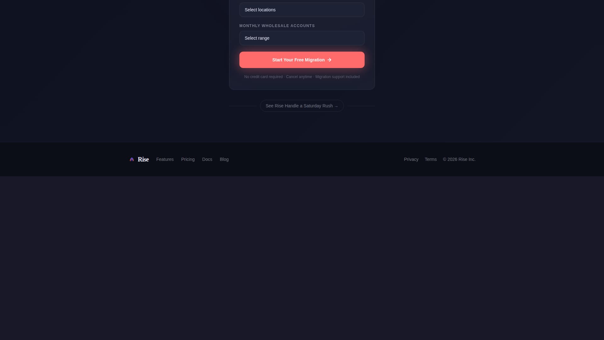 Bakery Vertical SaaS Professional Website Template