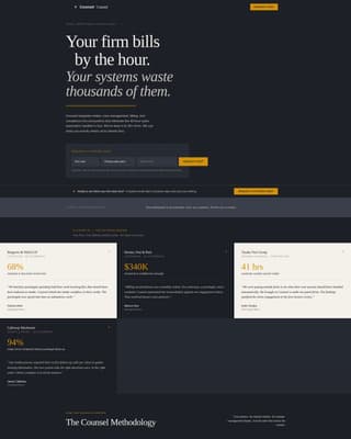 Legal Consulting Reviews Website Template