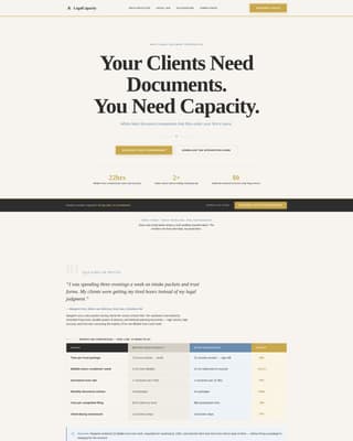 Notary & Legal Support Portfolio Website Template