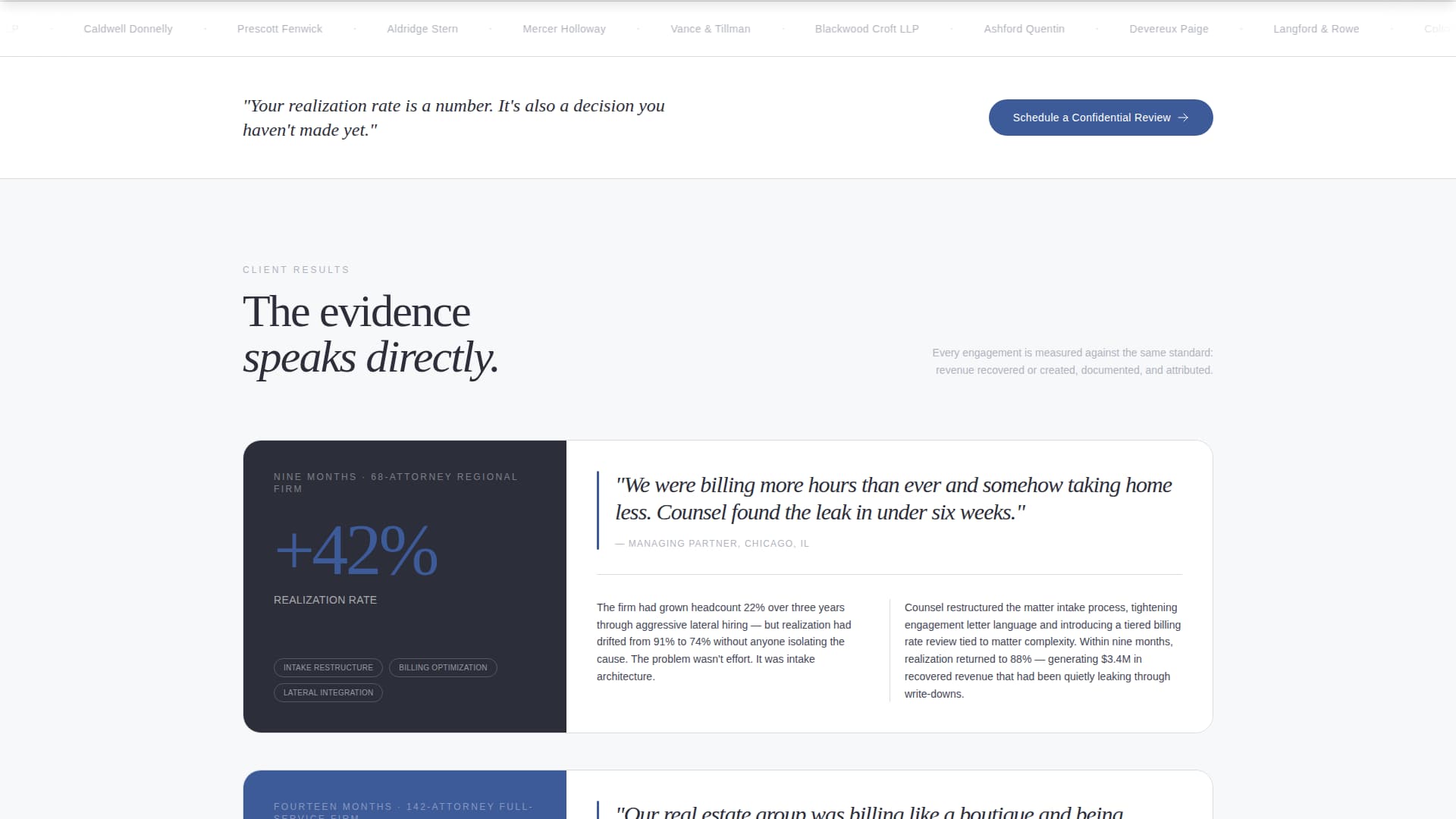 Counsel - Authoritative Legalconsulting Landing Page Template