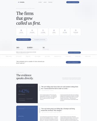 Legal Consulting Specialist Booking Website Template
