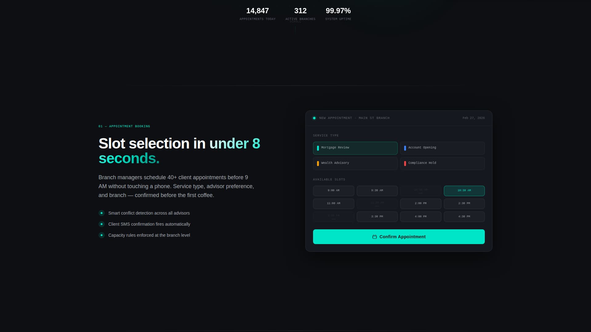 Ledger - Precision Banking Landing Page Template