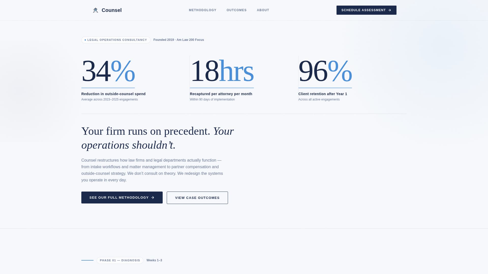 Legal Consulting Professional Website Template