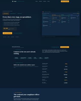 Banking Vertical SaaS Professional Website Template