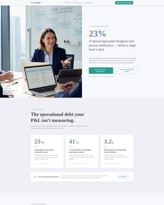 Legal Consulting Education Website Template