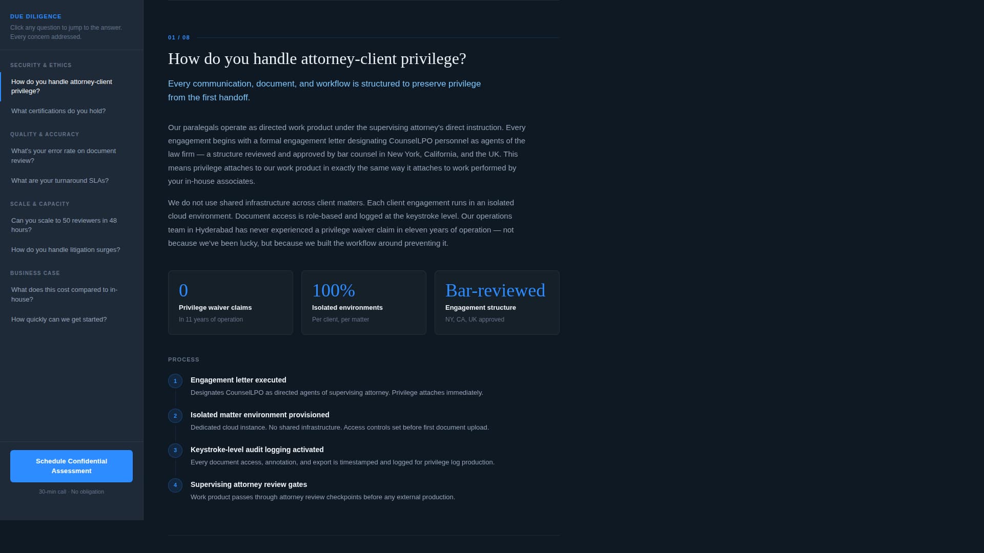 Outsourcing & BPO Booking Website Template