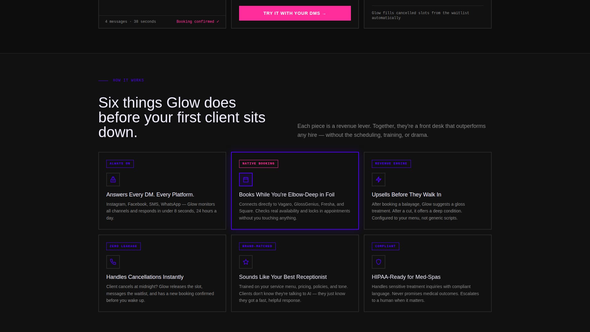 AI for Beauty & Salon Reviews Website Template