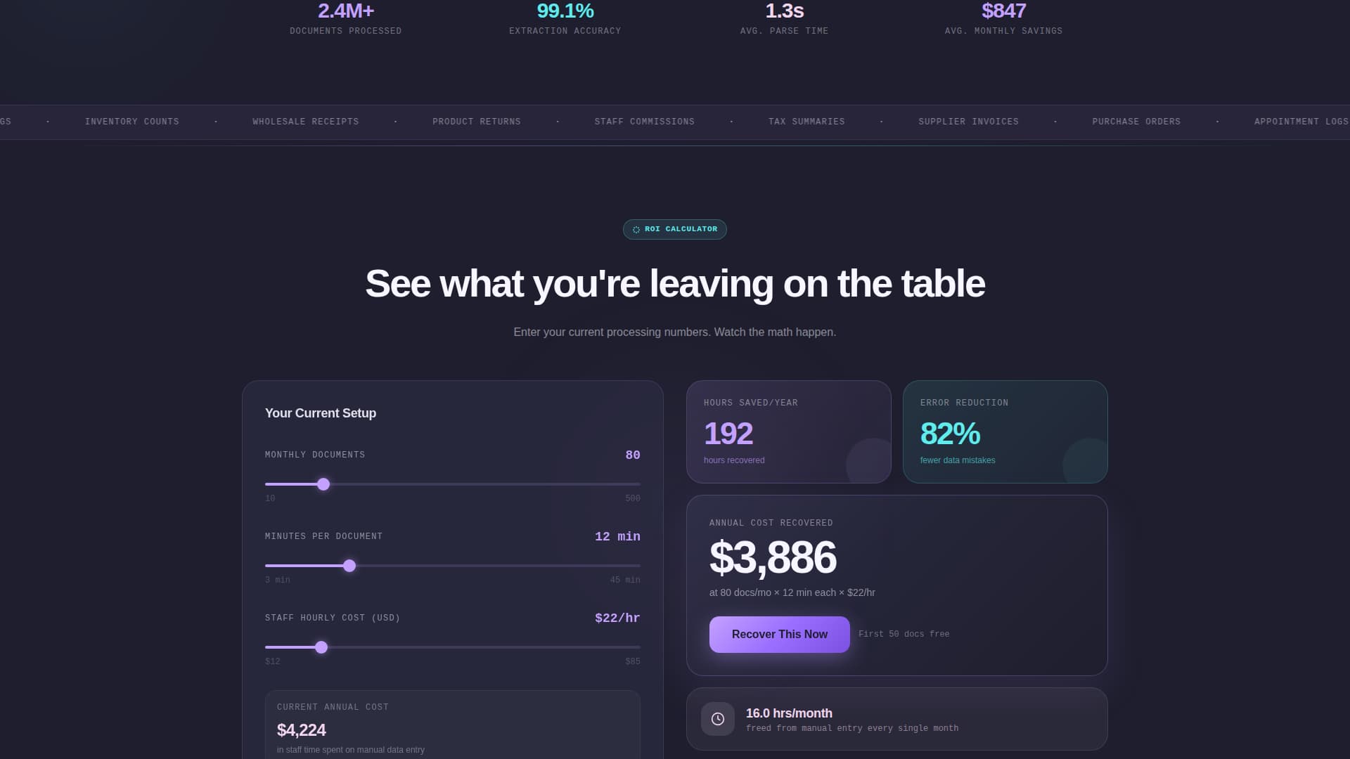 Glow - Intelligent Salon Landing Page Template