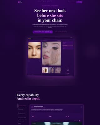 Pixel - Transformative Beauty Landing Page Template