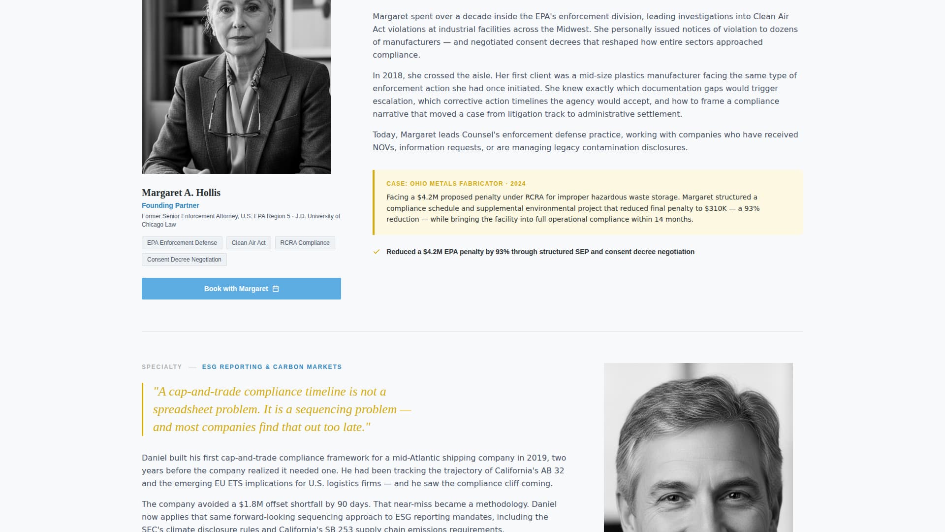 Legal Consulting Advanced Booking Website Template