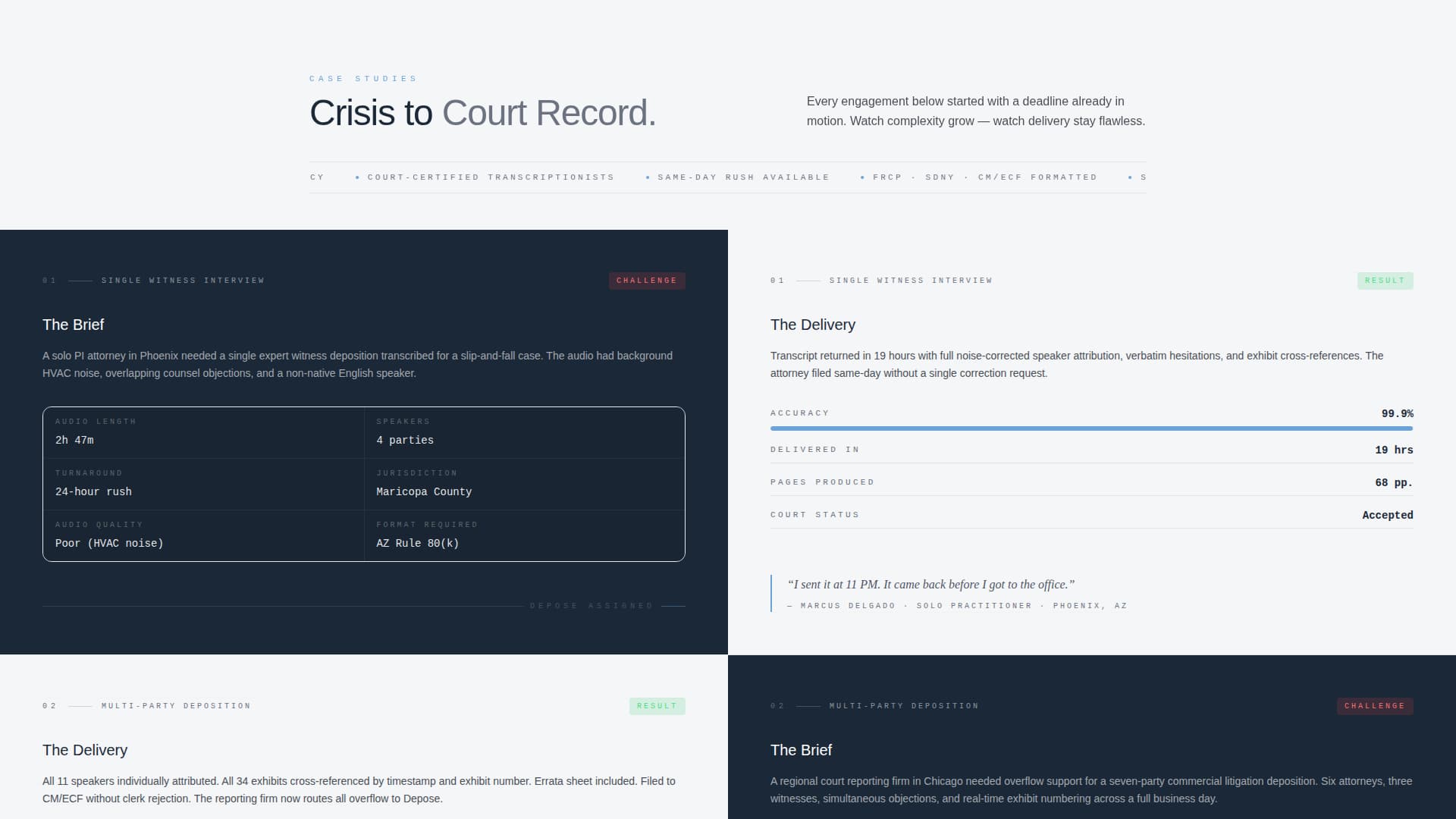 Notary & Legal Support Reviews Website Template