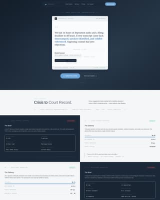 Notary & Legal Support Reviews Website Template