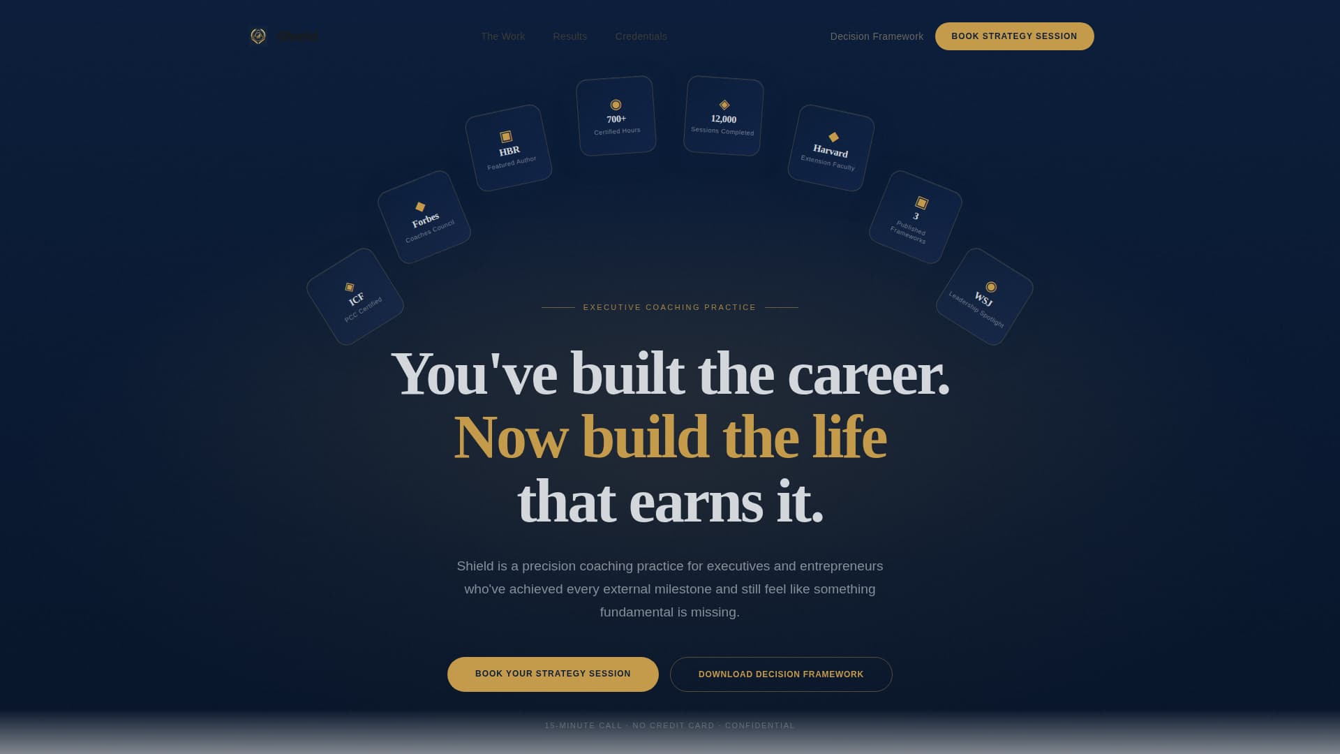 Life Coach Credentials & Evidence-First Website Template