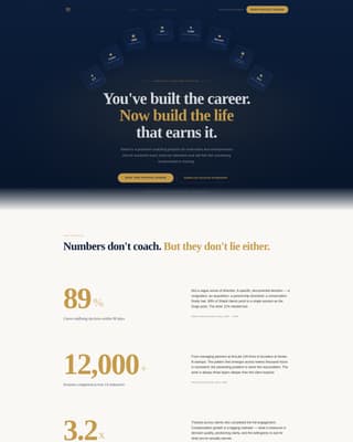 Life Coach Credentials & Evidence-First Website Template