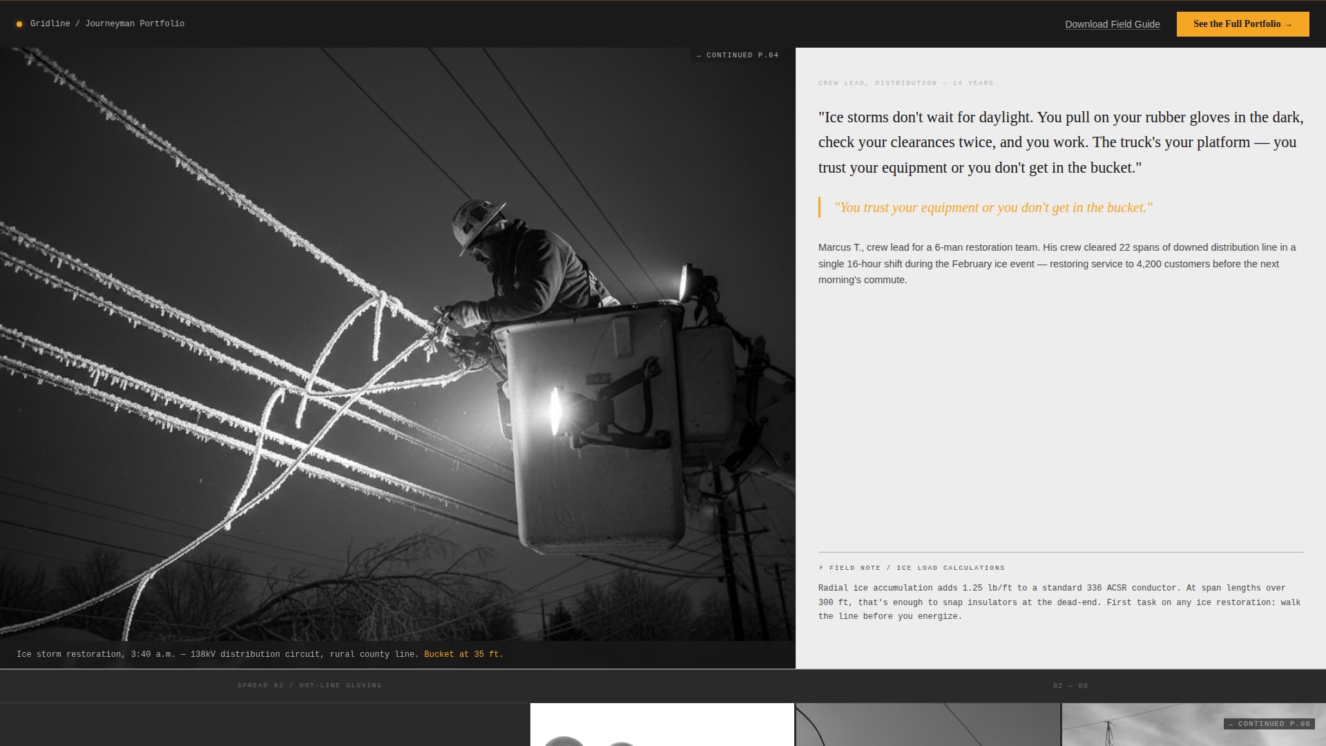 Lineworker (Power Line) Business Specialist Reviews Website Template