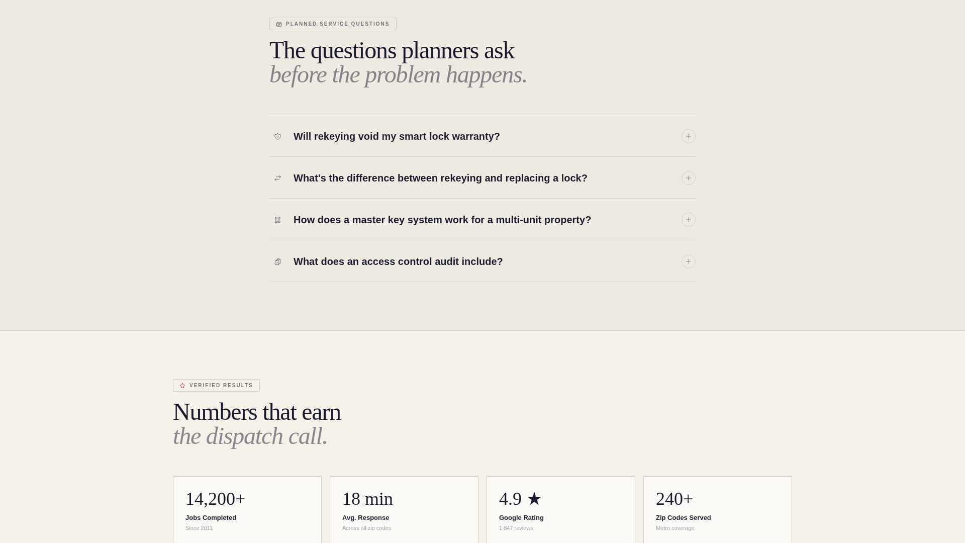 Keymaster — Licensed Emergency Locksmith Landing Page Template