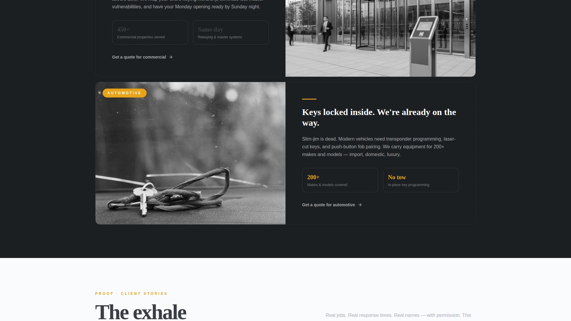Clear — Dependable Snow Removal Landing Page Template